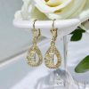 Goldfilled Antiallergene Ohrringe 38mm 14K Farbe	