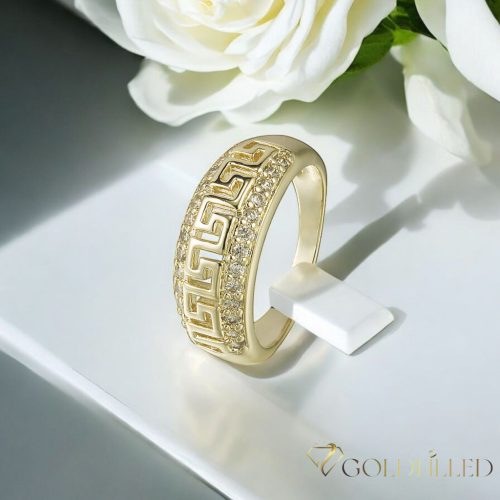 Antiallergischer „Goldfilled”-Ring in verschiedenen Größen, Farbe 14K