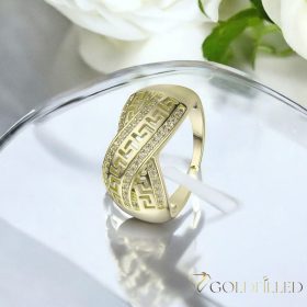   Antiallergischer „Goldfilled”-Ring in verschiedenen Größen, Farbe 14K