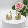 Goldfilled Antiallergische Ohrringe 17mm 14K Farbe