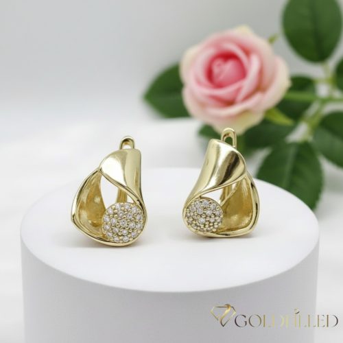 Goldfilled Antiallergische Ohrringe 17mm 14K Farbe