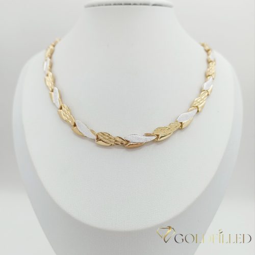Exklusive antiallergische Goldfilled-Halskette 45cm/7,2mm, mehrfarbig 18K