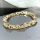 Antiallergisches Goldfilled-Armband 22cm /11mm, mehrfarbig