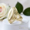 Antiallergischer „Goldfilled”-Ring in verschiedenen Größen, Farbe 14K