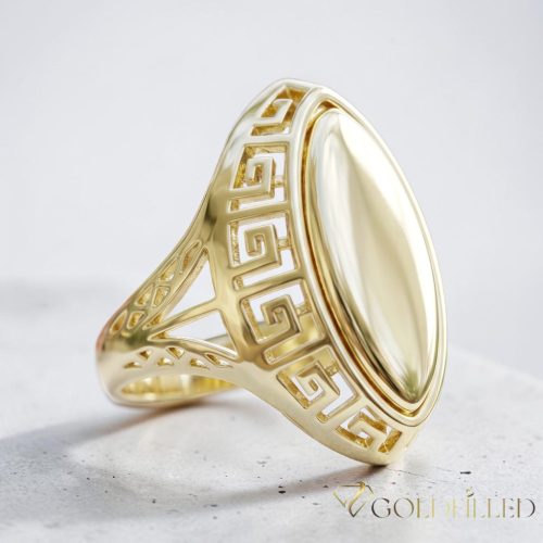 Antiallergischer „Goldfilled”-Ring in verschiedenen Größen, Farbe 14K