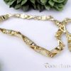 Goldfilled Antiallergisches Luxus Barakka Halskette 70cm Lang und 11mm Breit (150g) Farbe 14K Multicolor