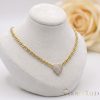 GOLDFILLED Antiallergenes Luxus-Halskette 45-50cm lang und 5 mm breit 14K Farbe