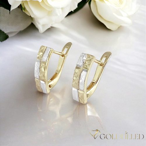 Goldfilled Antiallergische Ohrringe 18 mm 14K Farbe