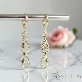 Goldfilled Antiallergene Ohrringe 42mm 14K Farbe	