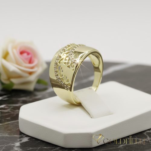 Antiallergischer „Goldfilled”-Ring in verschiedenen Größen, Farbe 14K