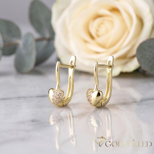 Goldfilled Antiallergische Ohrringe 16mm 14K Farbe