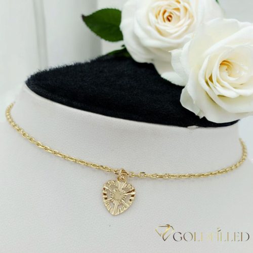 Goldfilled Fußkettchen 27cm/2mm 14K Farbe