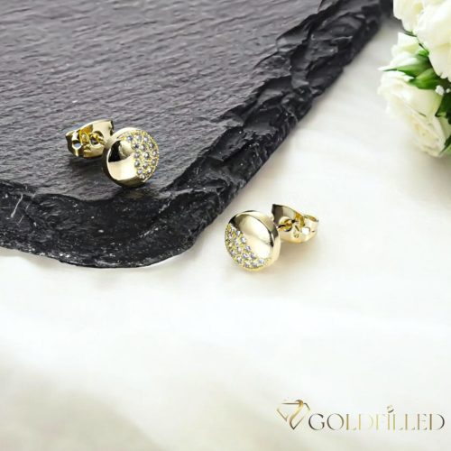 Goldfilled Antiallergene Ohrringe 7mm 14K Farbe	