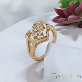   Antiallergischer „Goldfilled”-Ring in verschiedenen Größen, Farbe 18K