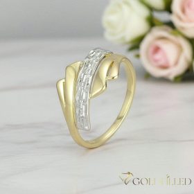   Antiallergischer „Goldfilled”-Ring in verschiedenen Größen, Farbe 14K