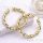 Goldfilled Antiallergene Creolen 60mm 14K Farbe	
