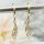 Goldfilled Antiallergene Ohrringe 34mm 14K Farbe	