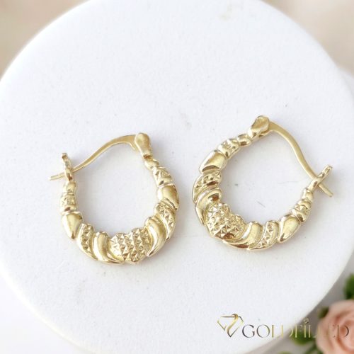 Goldfilled Antiallergische Ohrringe 25 mm 14K Farbe