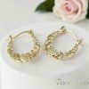 Goldfilled Antiallergische Ohrringe 25 mm 14K Farbe