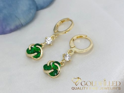 Goldfilled Antiallergische Ohrringe 30mm 14K Farbe	