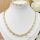 Antiallergische Goldfilled-Halskette 45cm/7mm + Armband 17cm +  Farbe 14K Multicolor 