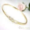 Antiallergisches Goldfilled-Armband 7-4mm farbig (14K) Durchmesser 60mm "öffnbar"