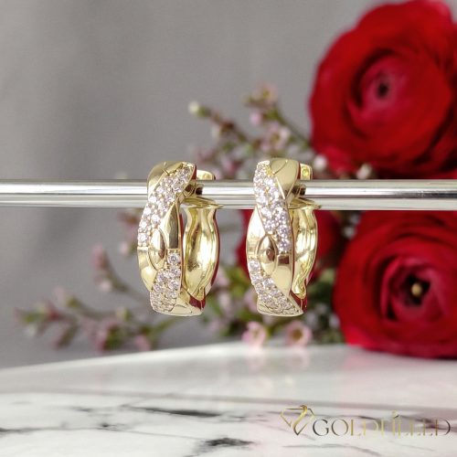 Goldfilled Antiallergische Ohrringe 20mm 14K Farbe