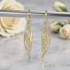 Goldfilled Antiallergische Ohrringe 45mm 14K Farbe