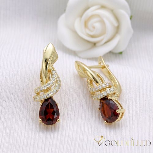 Goldfilled Antiallergische Ohrringe 18 mm 14K Farbe