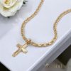 Antiallergische Goldfilled-Halskette 45cm/4mm + Anhänger, Farbe 18K