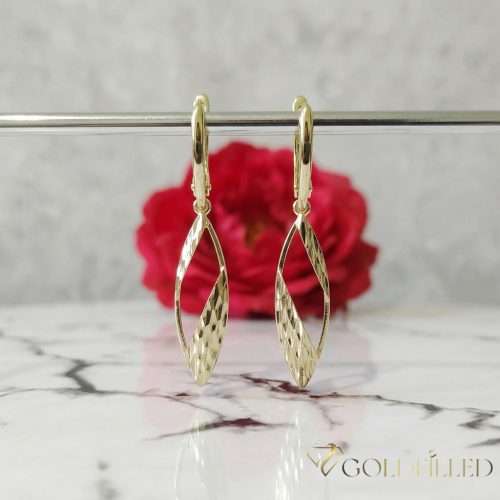 Goldfilled Antiallergische Ohrringe 50mm 14K Farbe