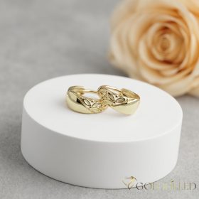 Goldfilled Antiallergene Ohrringe 13mm 14K Farbe	