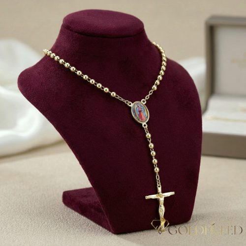 GOLDFILLED Antiallergenes Halskette 60cm lang und 4mm breit 14K Farbe