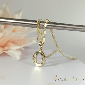   Antiallergene vergoldete Halskette „Goldfilled“, in mehreren Größen  2 mm breit, 14K-Farbe