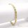 Antiallergenes vergoldetes Armband „Goldfilled“, 19cm lang und 5 mm Breit, 14K-Farbe