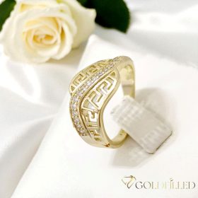   Antiallergischer „Goldfilled”-Ring in verschiedenen Größen, Farbe 14K