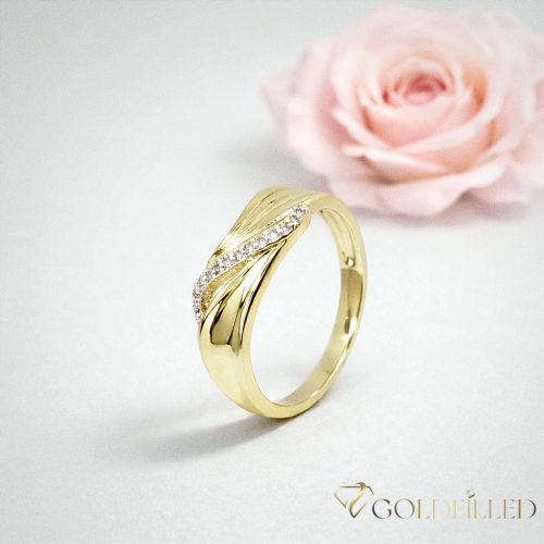 Antiallergischer „Goldfilled”-Ring in verschiedenen Größen, Farbe 14K