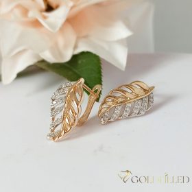 Goldfilled Antiallergische Ohrringe 20mm 18K Farbe
