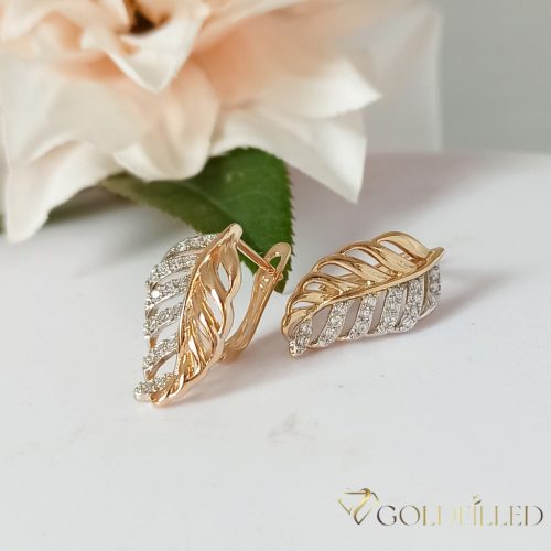 Goldfilled Antiallergische Ohrringe 20mm 18K Farbe