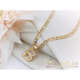 Goldfilled antialergischer halskette 50cm/3,8mm 18K farbe	