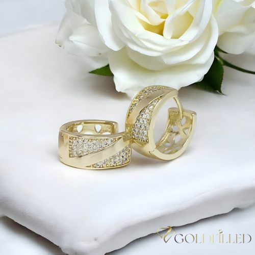 Goldfilled Antiallergische Ohrringe 17mm 14K Farbe