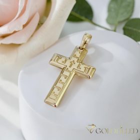 Antiallergischer Goldfilled-Anhänger 33mm, Farbe 14K