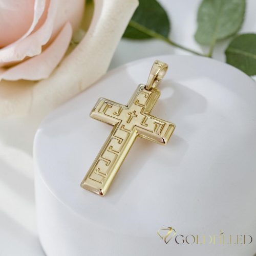 Antiallergischer Goldfilled-Anhänger 33mm, Farbe 14K