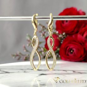 Goldfilled Antiallergische Ohrringe 50mm 14K Farbe
