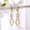 Goldfilled Antiallergische Ohrringe 50mm 14K Farbe