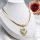 Goldfilled Antiallergisches Luxus Halskette 45cm Lang und 6,5mm Breit Farbe 14K