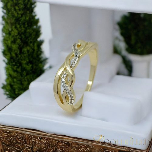 Antiallergischer „Goldfilled”-Ring in verschiedenen Größen, Farbe 14K