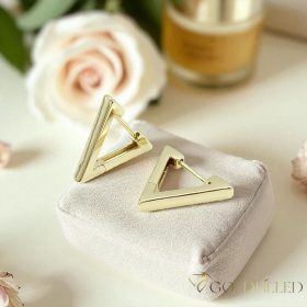 Goldfilled Antiallergische Ohrringe 16mm 14K Farbe