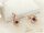 Goldfilled Antiallergische Ohrringe mit Lila Zirkon 17mm 18K Farbe