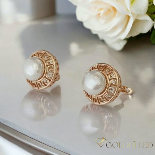 Goldfilled Antiallergische Ohrringe 19mm 18K Farbe